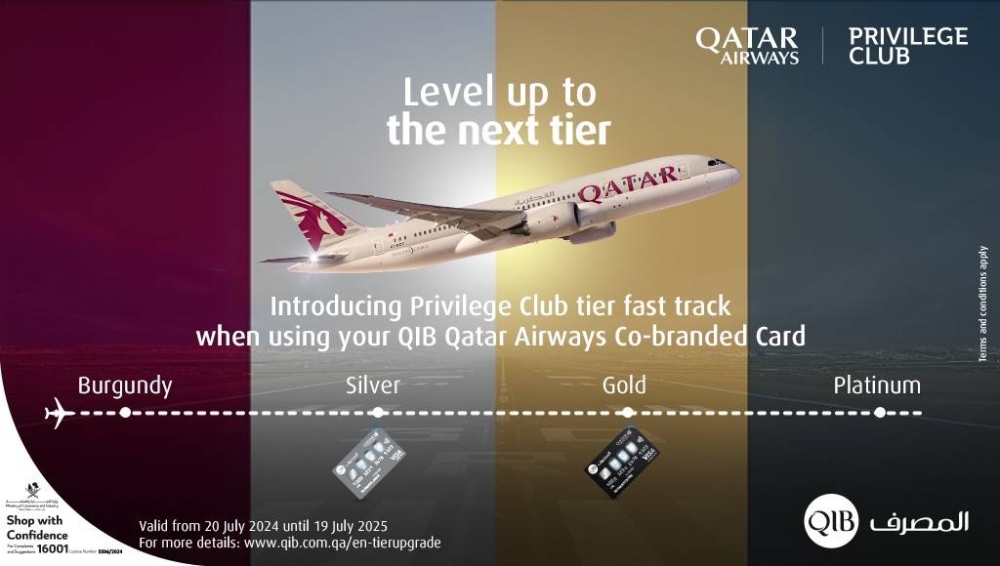 QIB, Qatar Airways add new features to co-branded cards